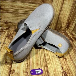 Gray & Tan Loafers